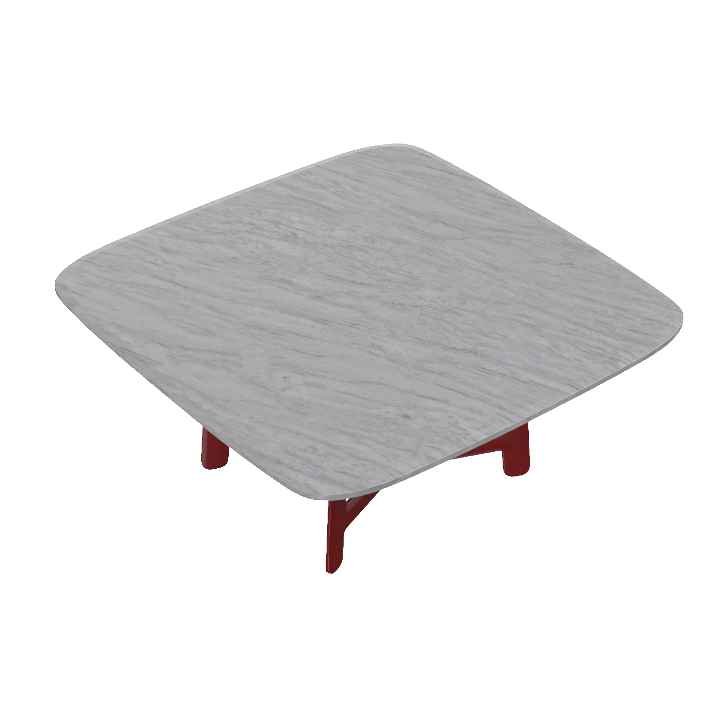 B And B Italia Alex Dining Table Squared 3D Model_06